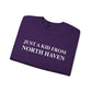 Just a kid from North Haven Unisex Heavy Blend™ Crewneck Sweatshirt