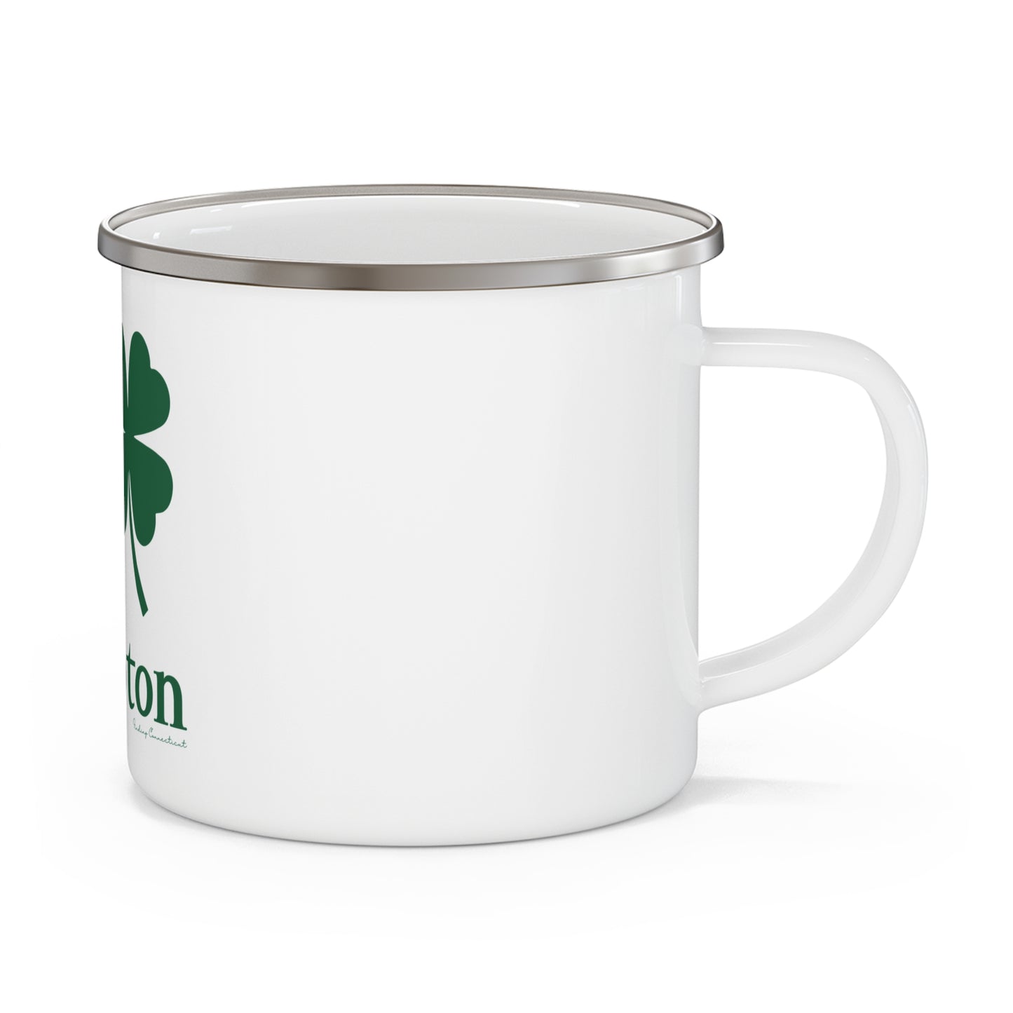 I Clover Hampton Enamel Camping Mug