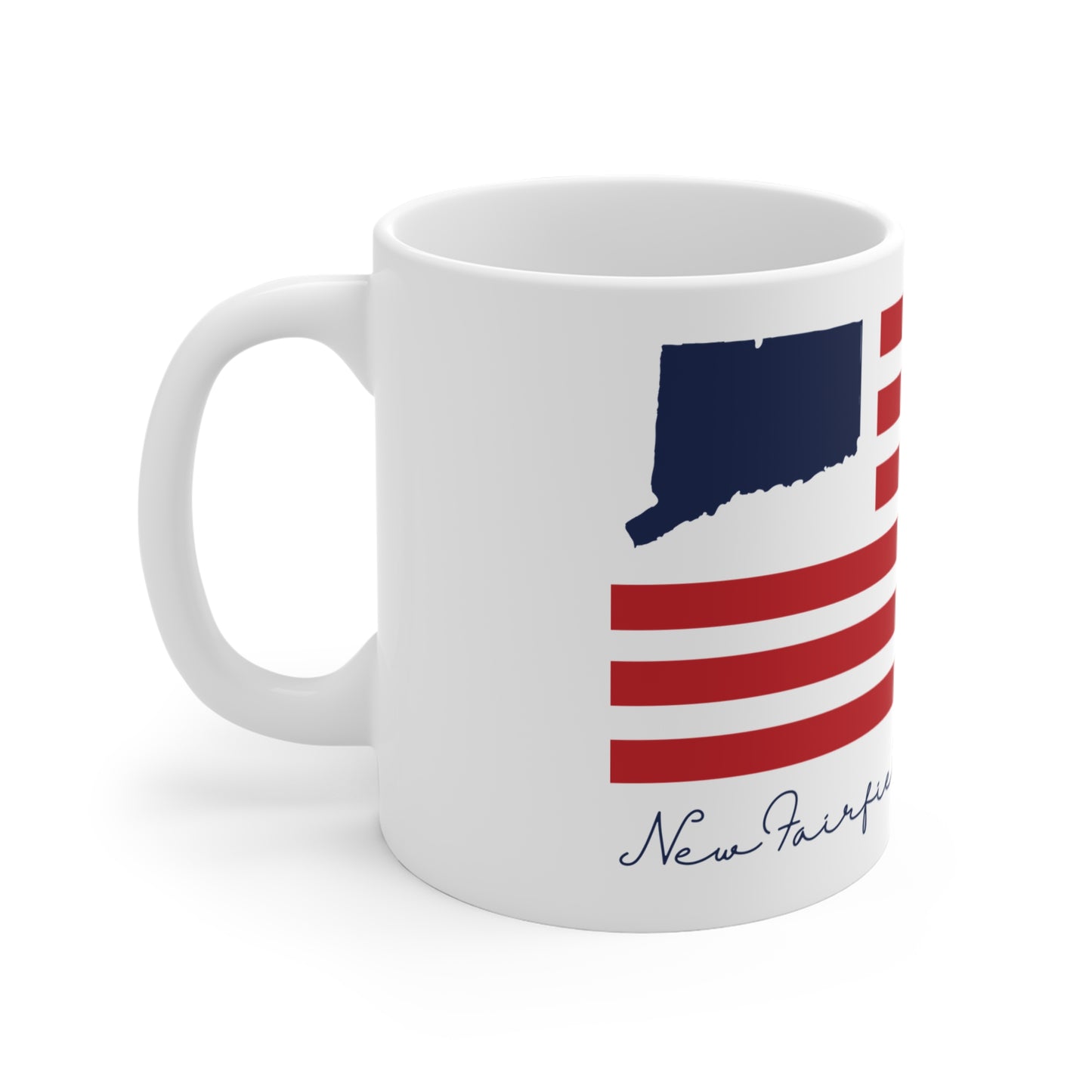 New Fairfield Connecticut Flag Mug 11oz