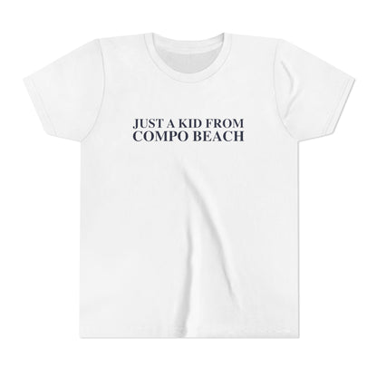 Just a kid from Compo Beach Youth Short Sleeve T-Shirt