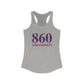860 Thompson Red White & Blue Women's Ideal Racerback Tank Top