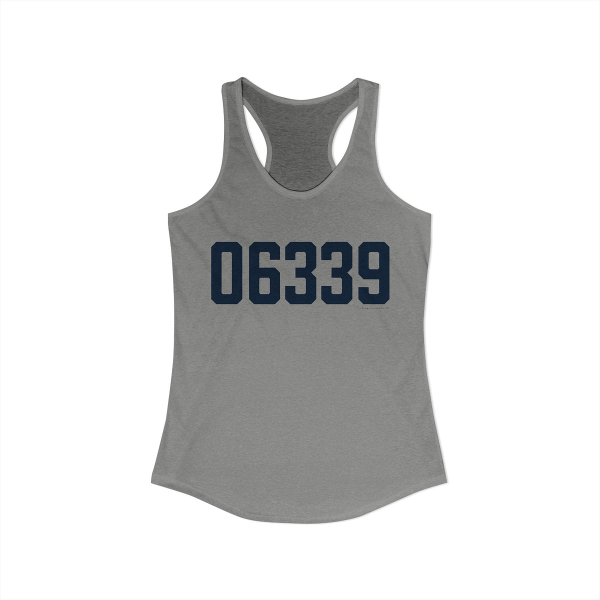 06339 Ledyard Connecticut Zip Code Women's Ideal Racerback Tank Top
