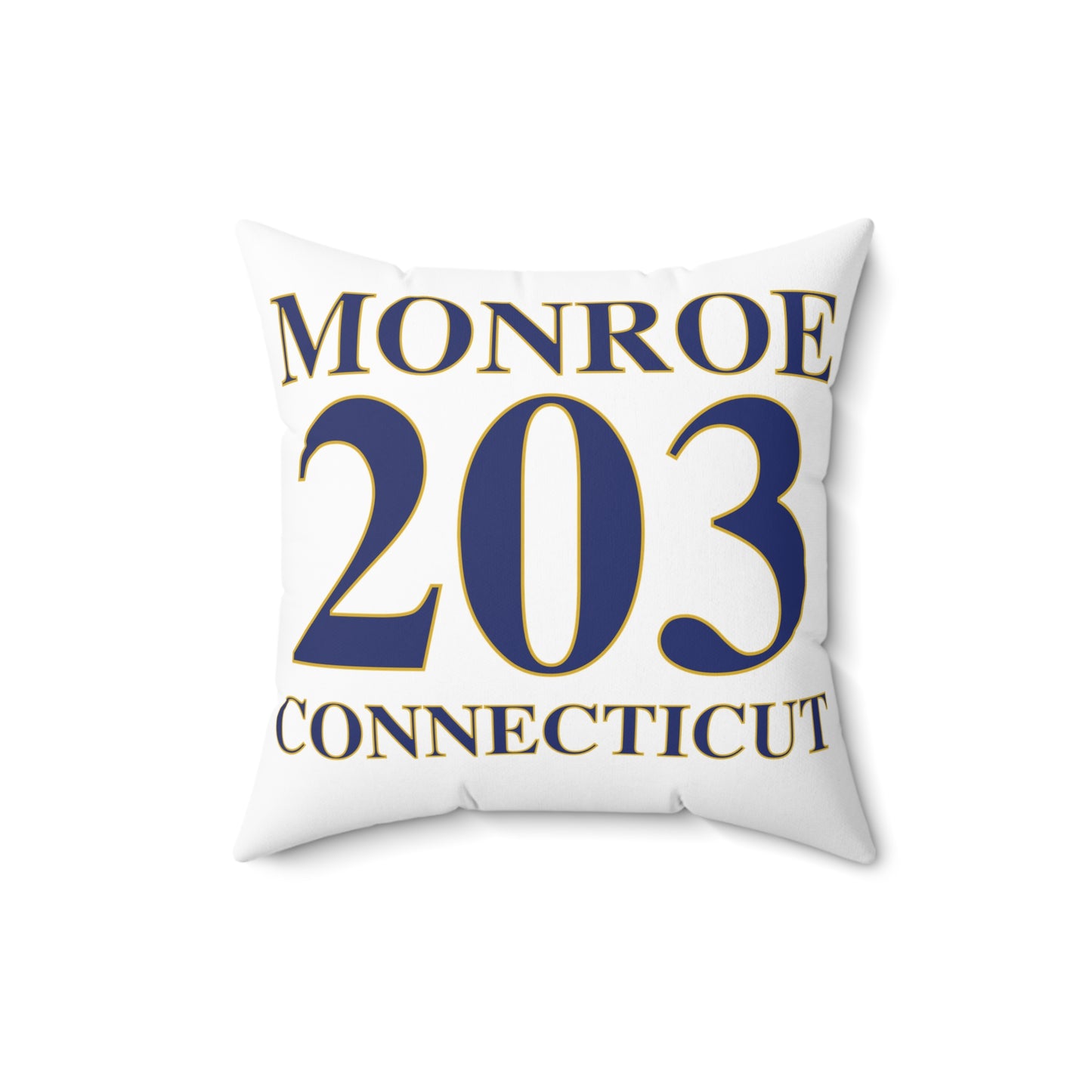 Monroe 203 Connecticut  Spun Polyester Square Pillow