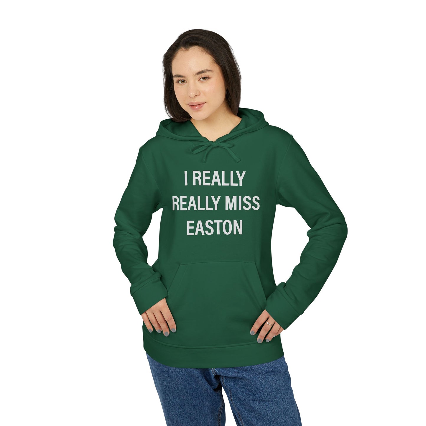 I Really Really Miss Easton adidas® Unisex Fleece Hoodie