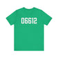 06612 Easton CT Zip Code Unisex Jersey Short Sleeve T-Shirt