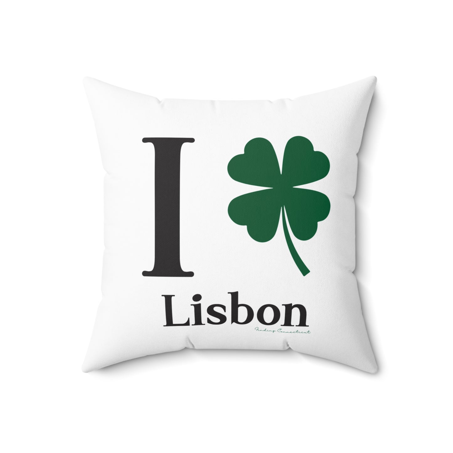 I Clover Lisbon Spun Polyester Square Pillow