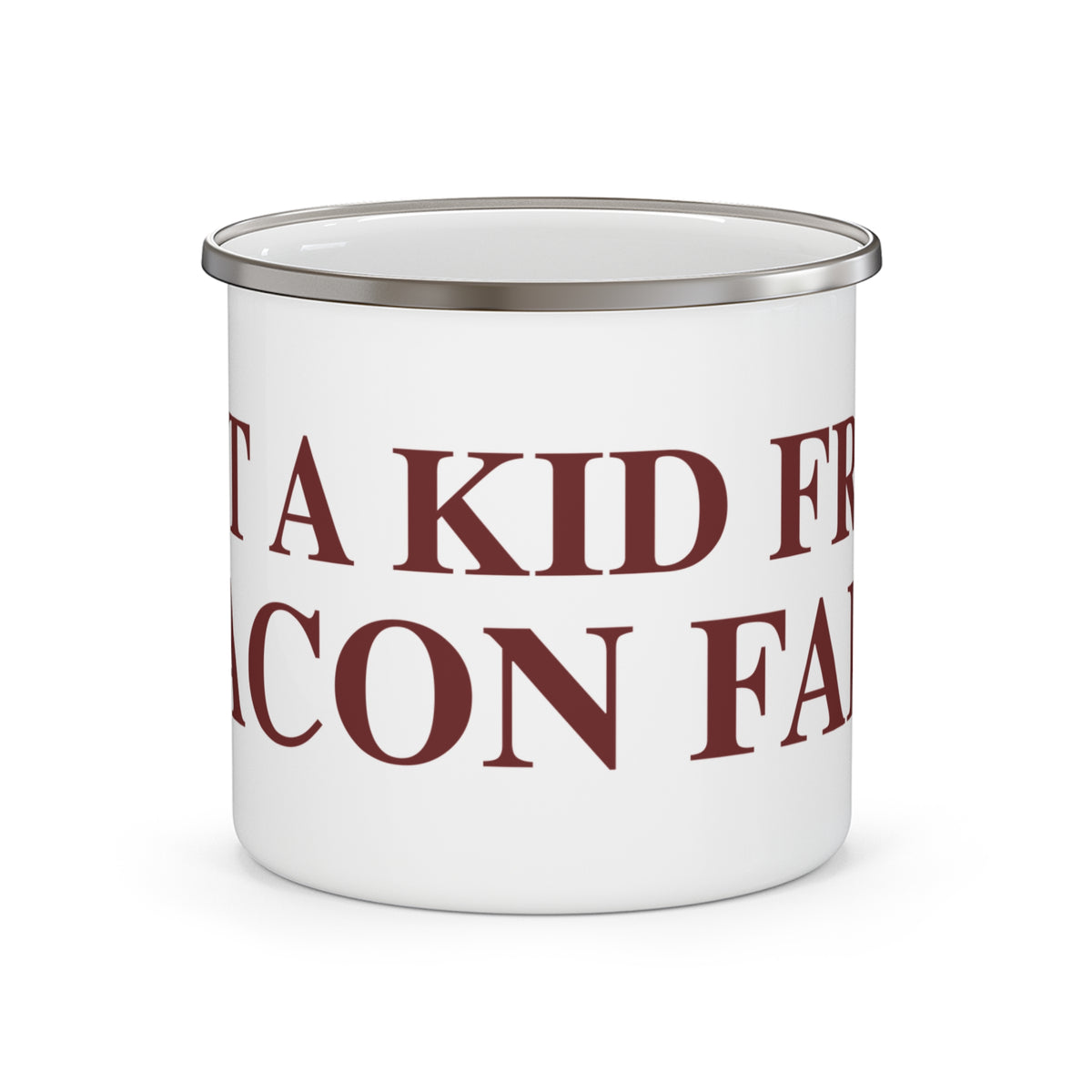 Just a kid from Beacon Falls Enamel Camping Mug