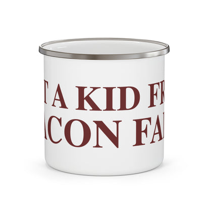 Just a kid from Beacon Falls Enamel Camping Mug