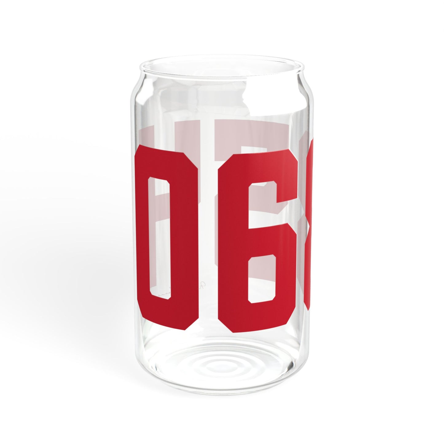 06854 Norwalk Connecticut Zip Code Sipper Glass, 16oz