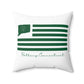 Bethany Connecticut St. Patrick's Day Spun Polyester Square Pillow