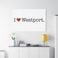 I Heart Westport. Matte Canvas, Stretched, 1.25"