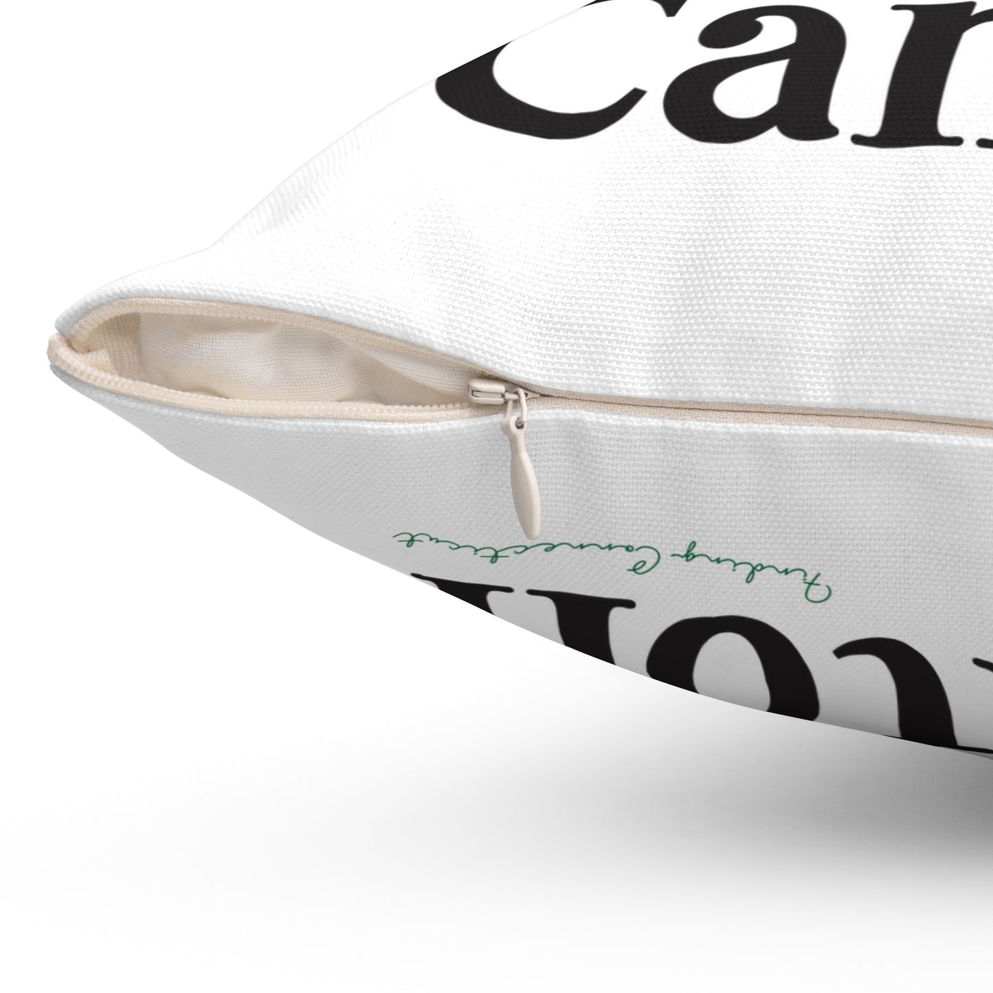 I Clover Canton Spun Polyester Square Pillow