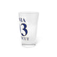 Ansonia 203 Connecticut Pint Glass, 16oz