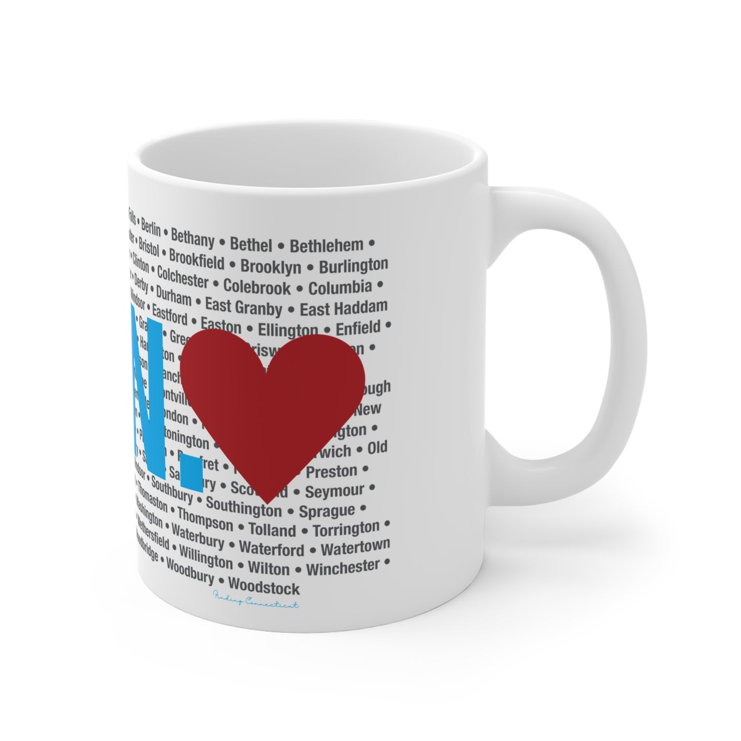 Connecticut Love Mug 11oz