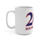 203 South Norwalk Red, White & Blue Mug 15oz