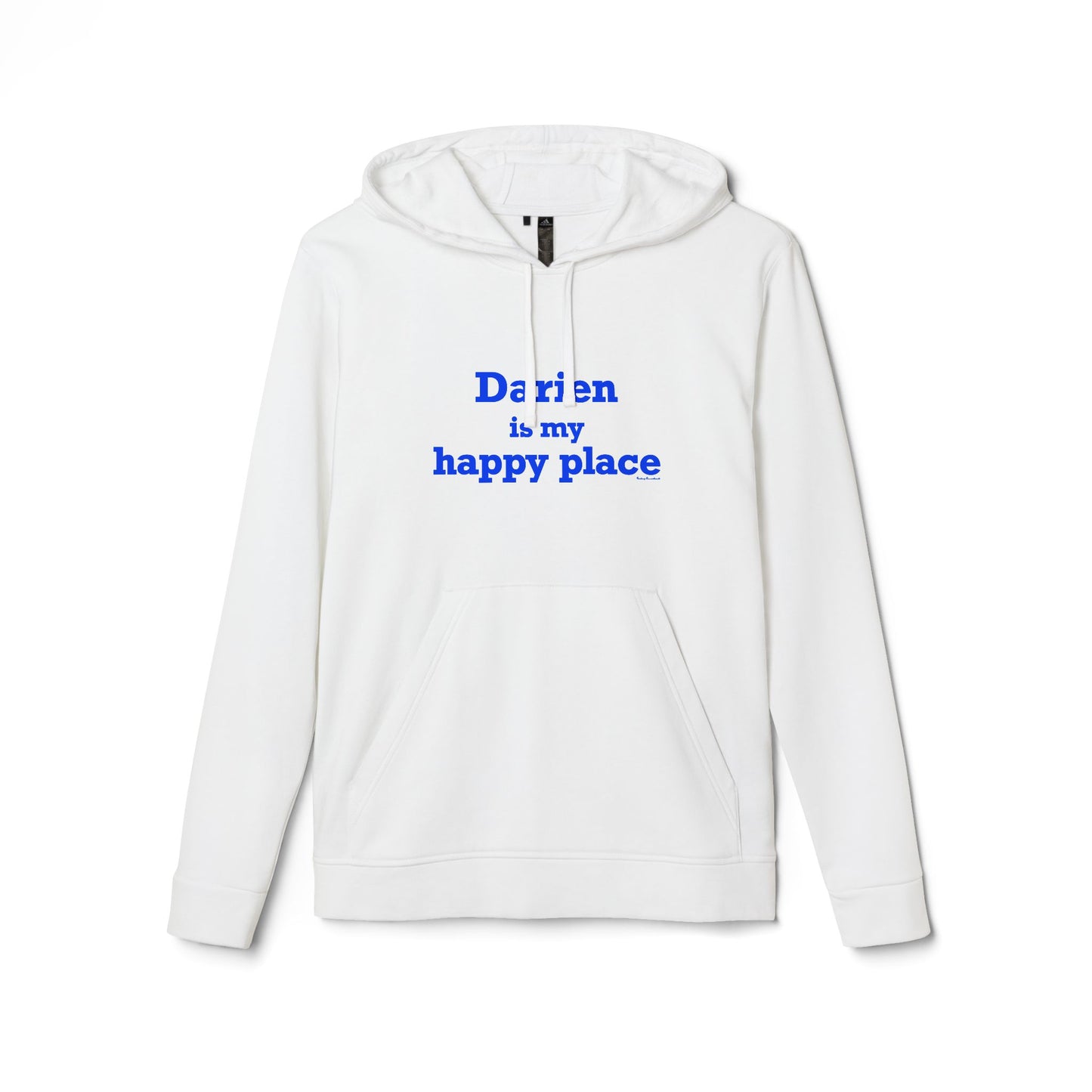 Darien Is My Happy Place adidas Unisex Fleece Hoodie