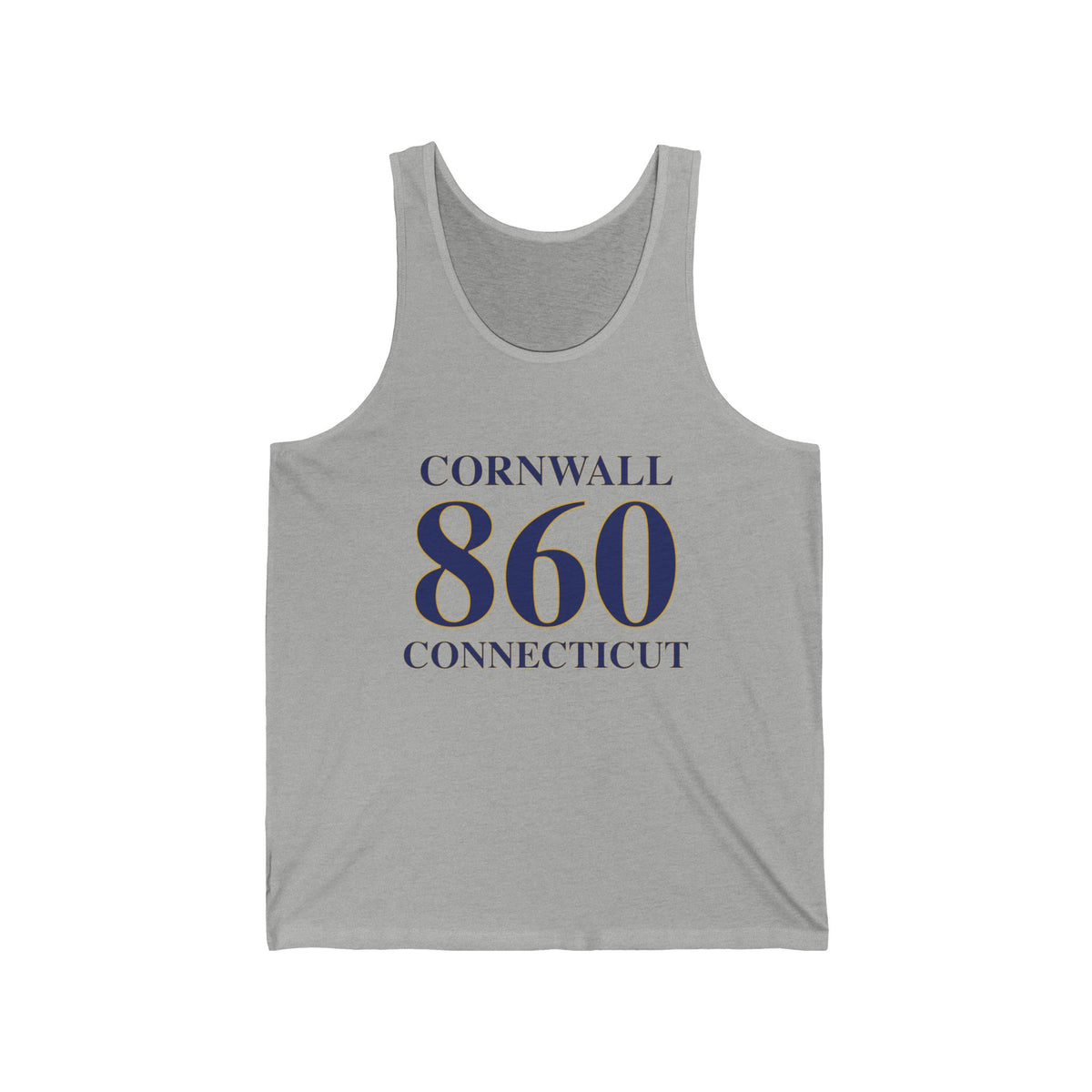 Cornwall 860 Connecticut Unisex Jersey Tank Top