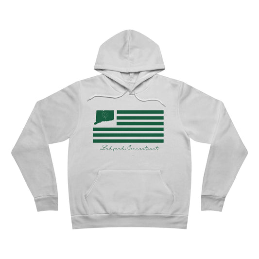 Ledyard Connecticut St. Patrick’s Day Flag Unisex Sponge Fleece Pullover Hoodie