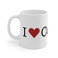 I Heart Cos Cob. Mug 11oz
