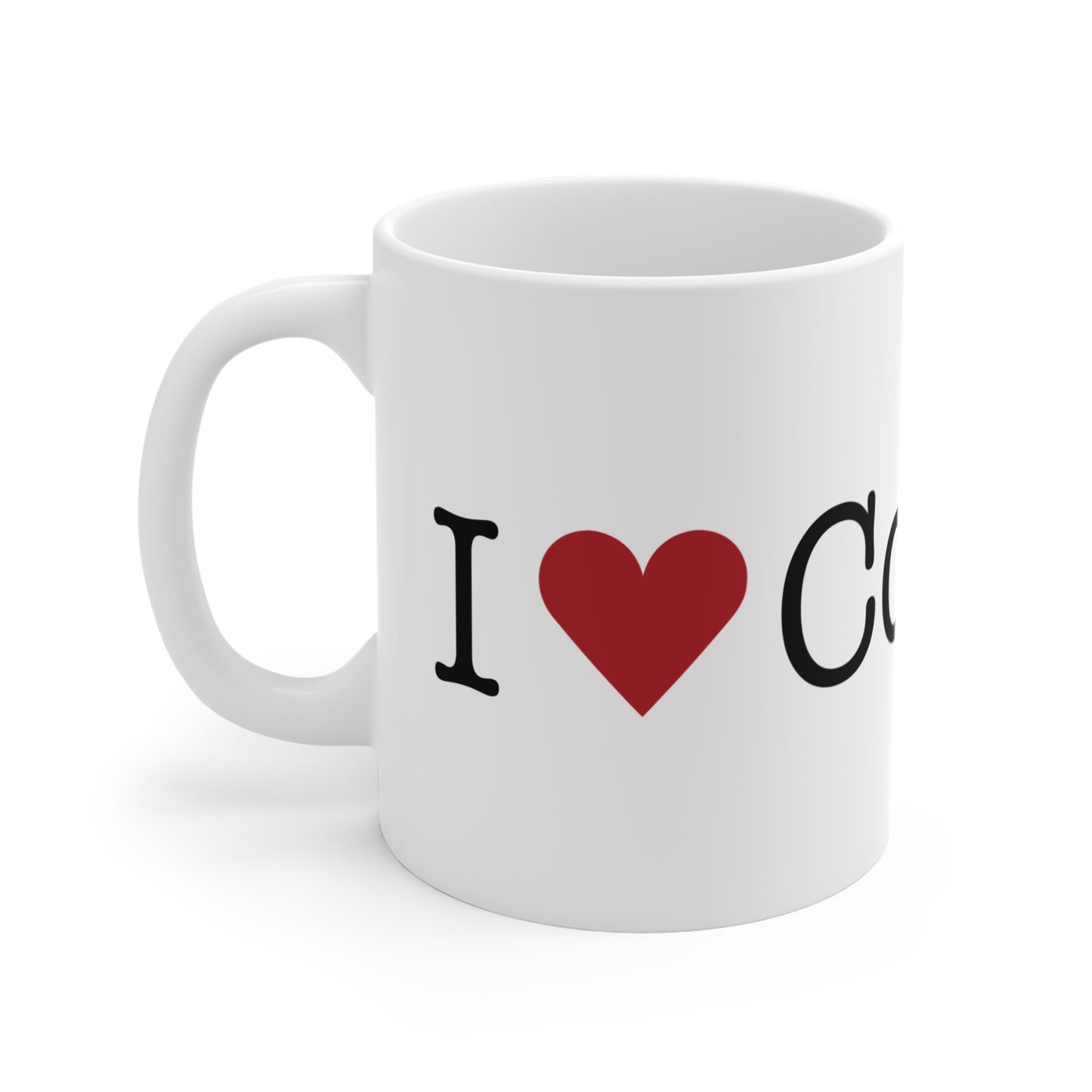 I Heart Cos Cob. Mug 11oz