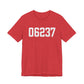 06237 Columbia CT Zip Code Unisex Jersey Short Sleeve T-Shirt