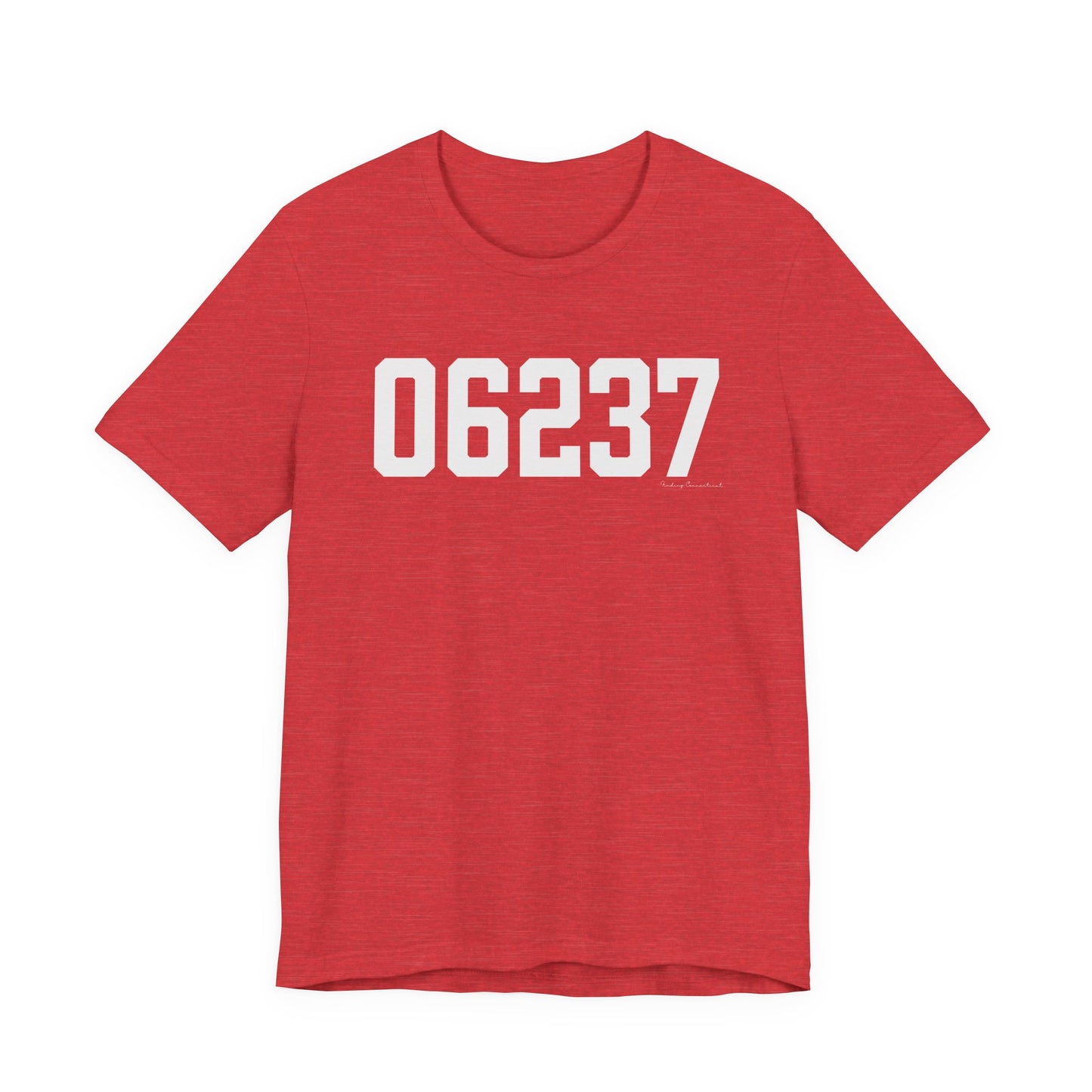06237 Columbia CT Zip Code Unisex Jersey Short Sleeve T-Shirt