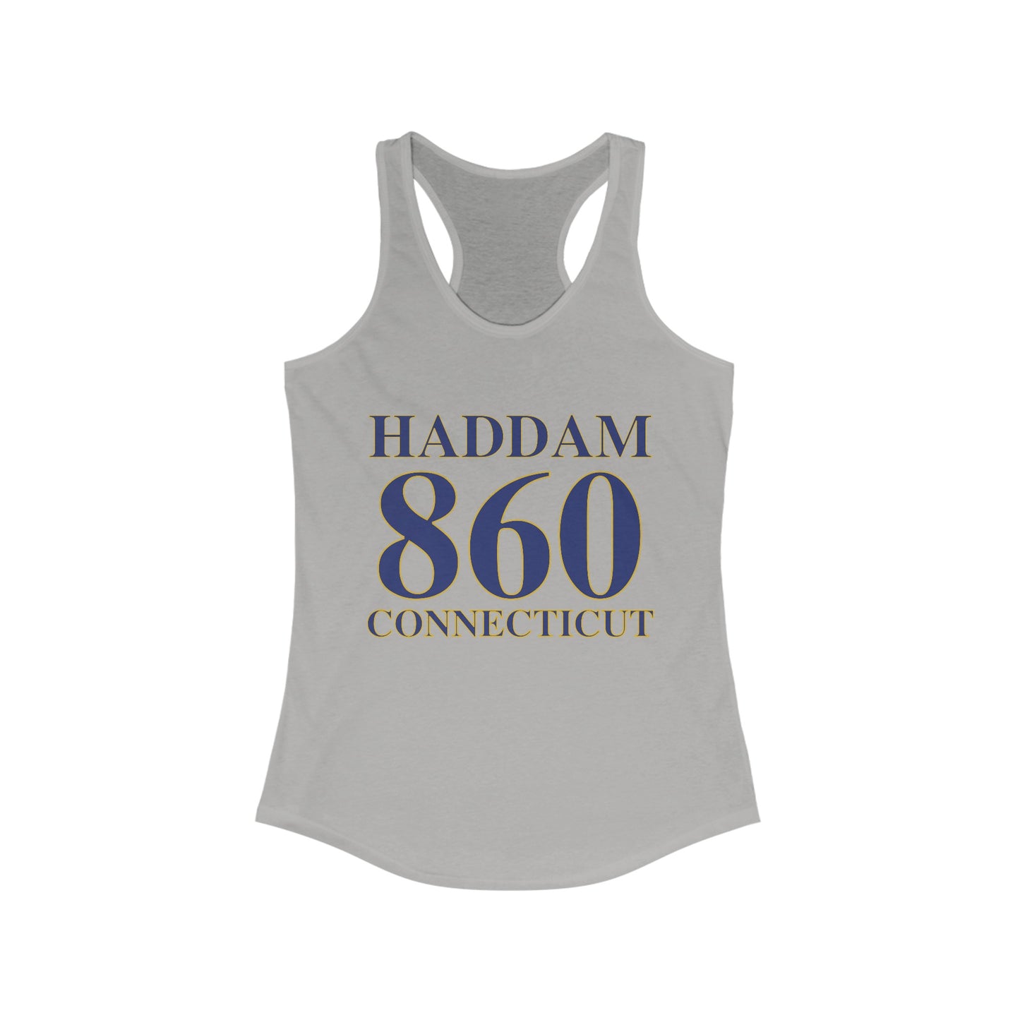 Haddam 860 Connecticut Women's Ideal Racerback Tank