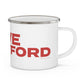 Love Stratford Enamel Camping Mug