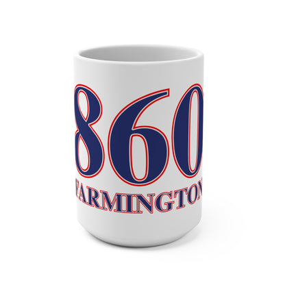 860 Farmington Red, White & Blue Mug 15oz