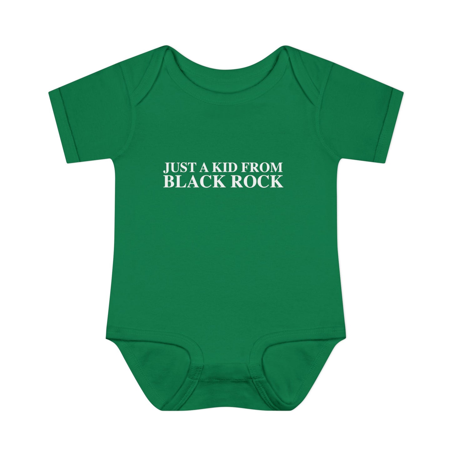 Just a kid from Black Rock Infant Baby Rib Bodysuit