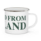 Just a kid from Scotland Enamel Camping Mug