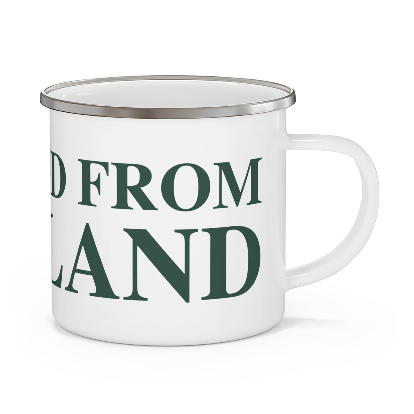 Just a kid from Scotland Enamel Camping Mug