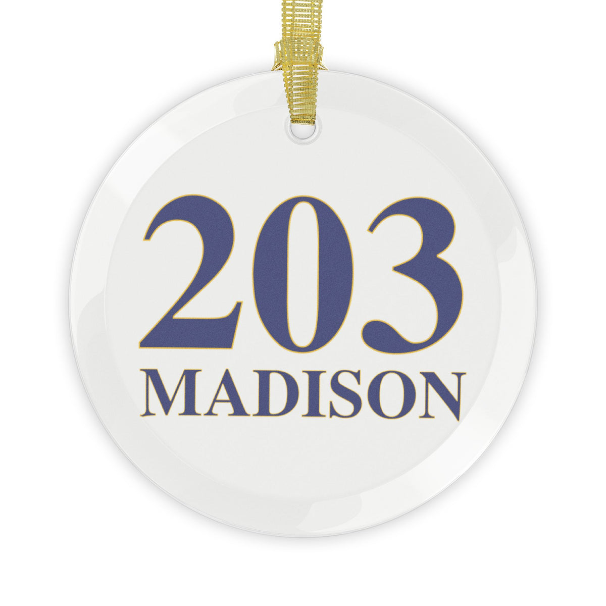 203 Madison Glass Ornaments