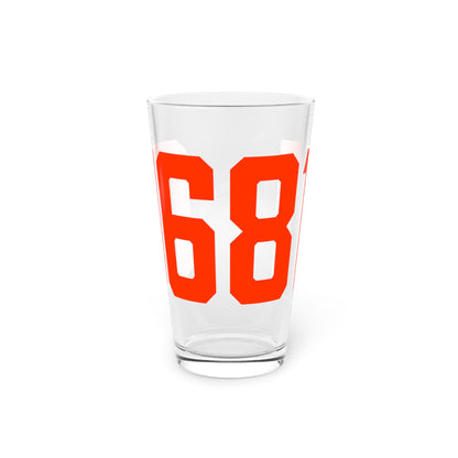 06811 Danbury Connecticut Zip Code Pint Glass, 16oz