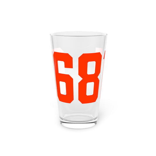 06811 Danbury Connecticut Zip Code Pint Glass, 16oz