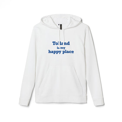 Tolland is My Happy Place adidas Unisex Fleece Hoodie