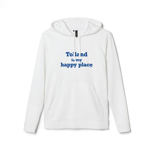 Tolland is My Happy Place adidas Unisex Fleece Hoodie