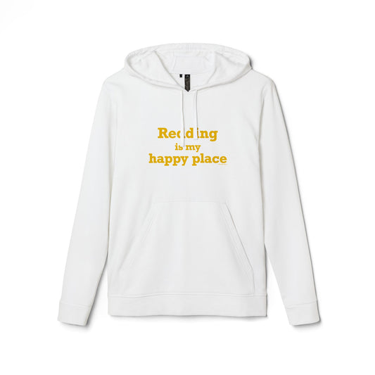Redding Is My Happy Place adidas Unisex Fleece Hoodie