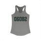 06082 Enfield Connecticut Zip Code Women's Ideal Racerback Tank Top