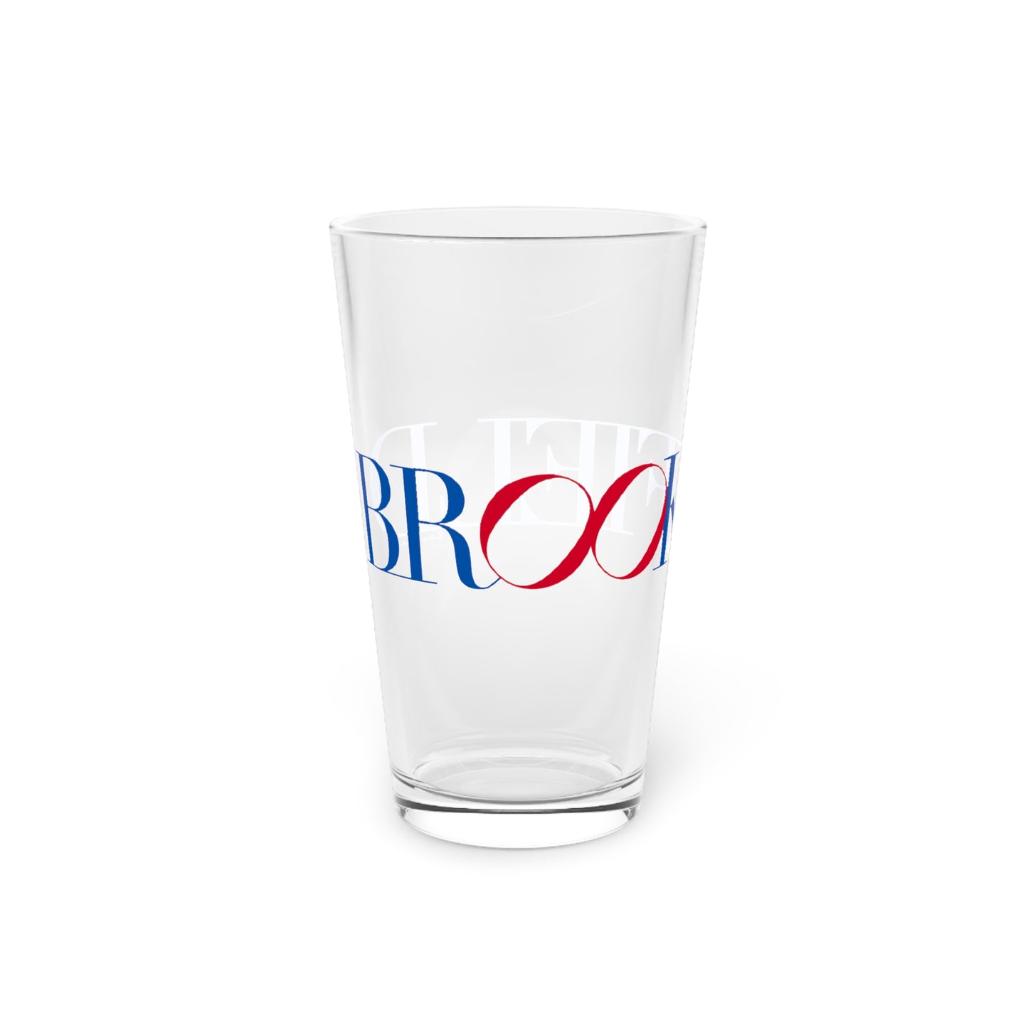 41 Tilt Brookfield Pint Glass, 16oz