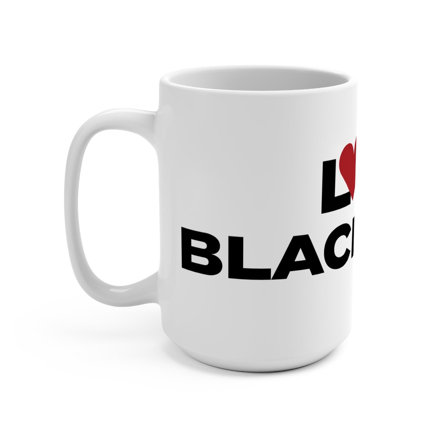 Love Black Rock Mug 15oz