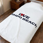 Love Compo Beach Velveteen Plush Blanket