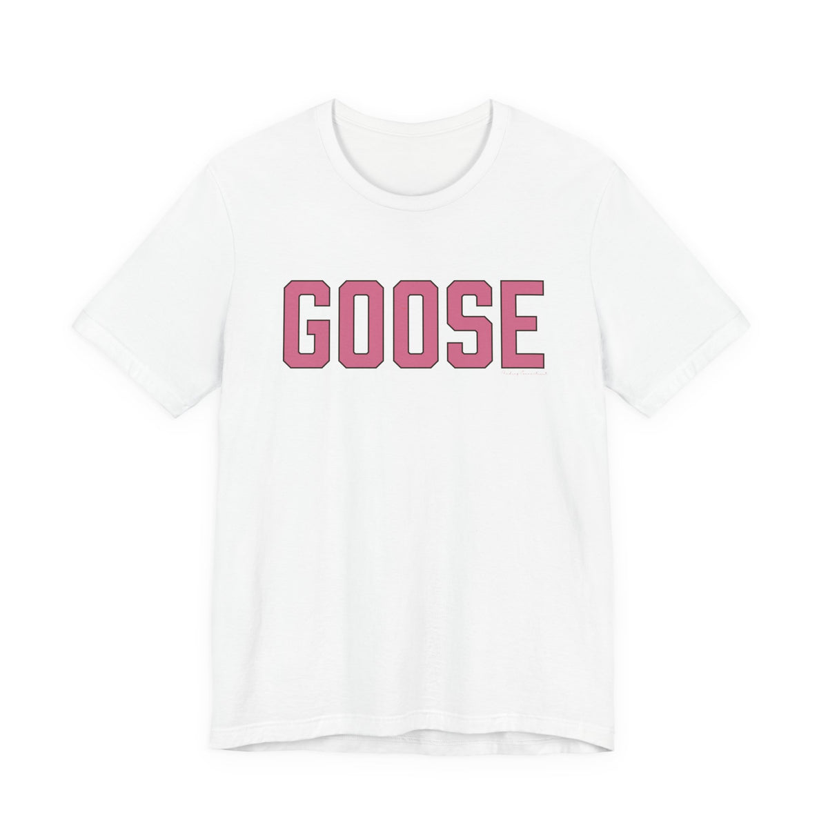 Goose Zip Code Pink & Black Unisex Jersey Short Sleeve T-Shirt