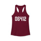 06412 Chester CT Zip Code Women's Ideal Racerback Tank Top