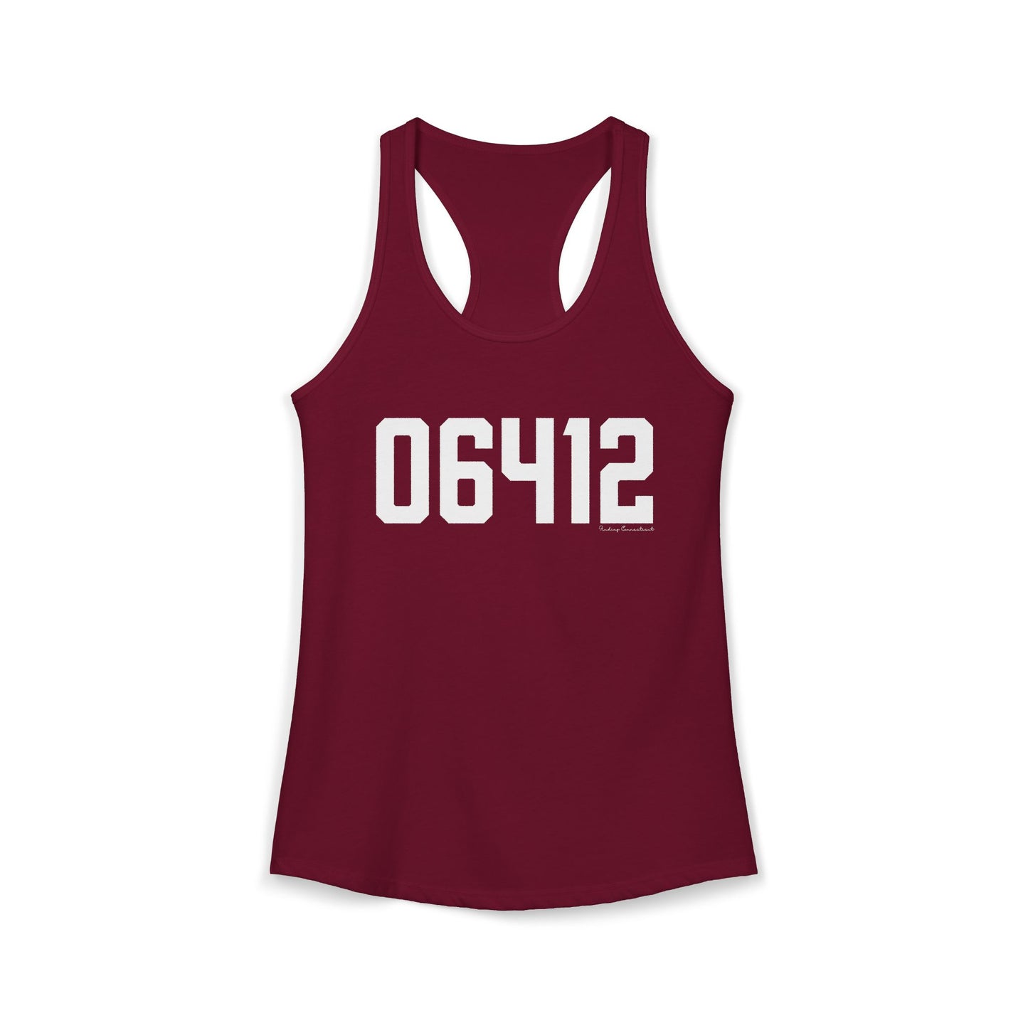 06412 Chester CT Zip Code Women's Ideal Racerback Tank Top