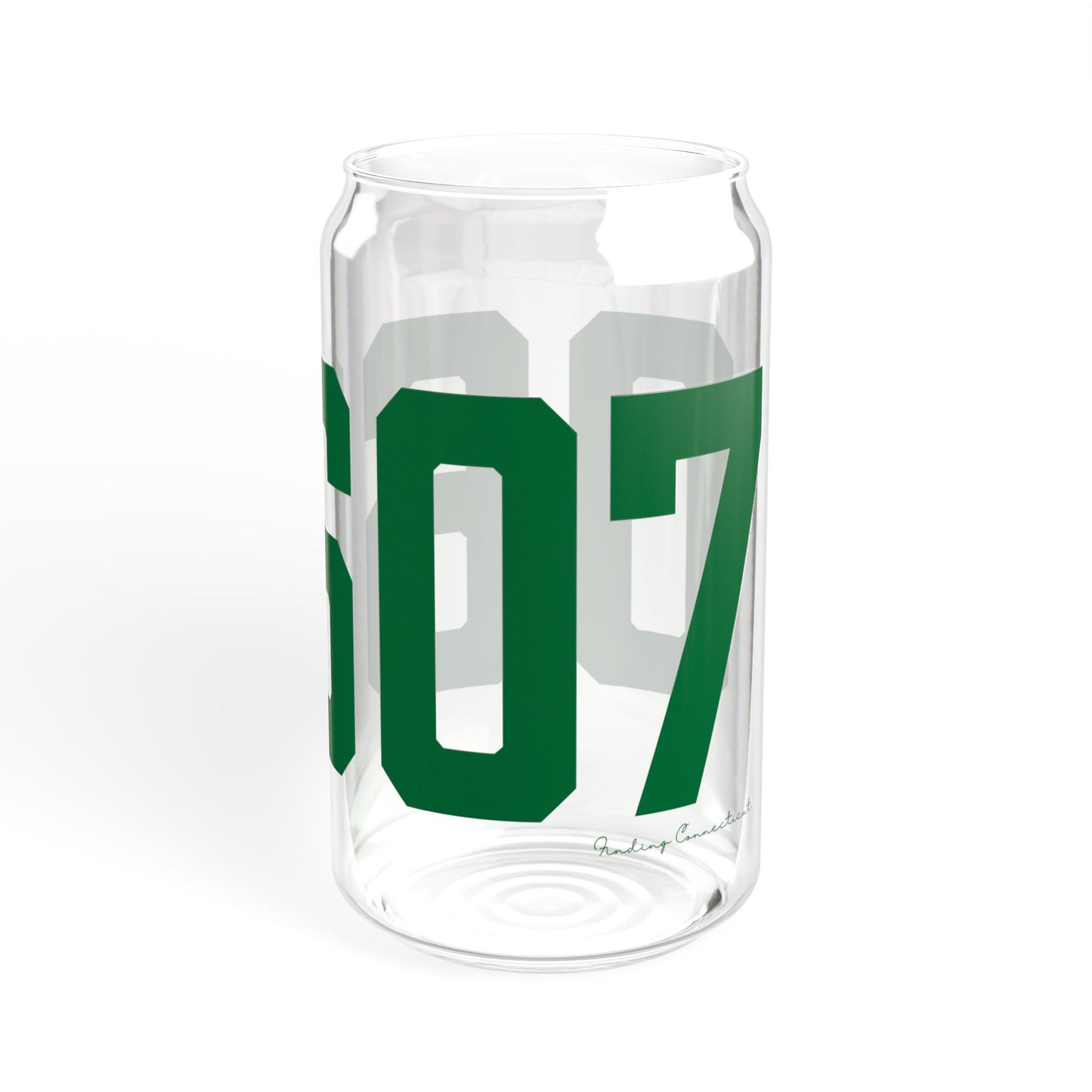 06607 Bridgeport Connecticut Zip Code Sipper Glass, 16oz