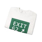 Vintage Exit 62 WCP Sign Unisex Heavy Blend™ Crewneck Sweatshirt