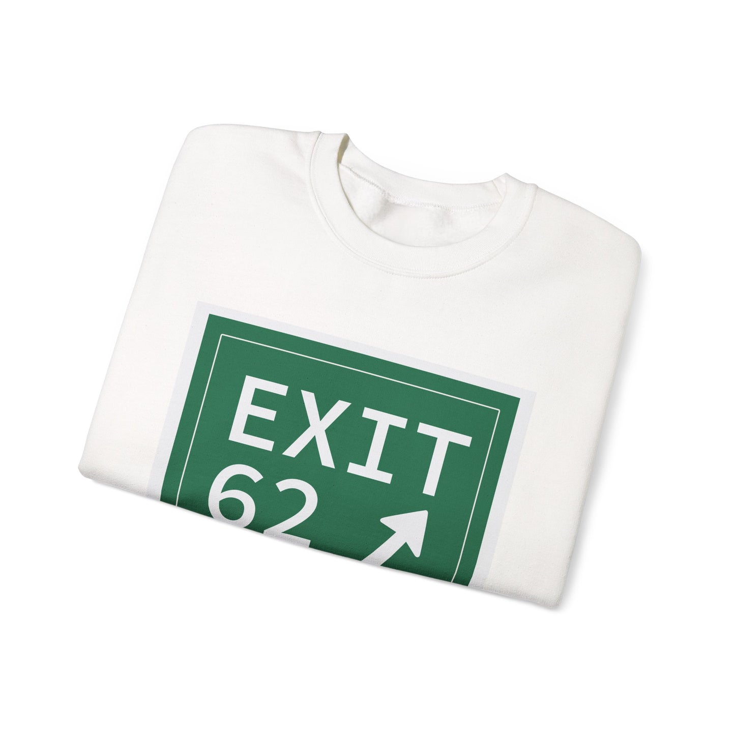 Vintage Exit 62 WCP Sign Unisex Heavy Blend™ Crewneck Sweatshirt