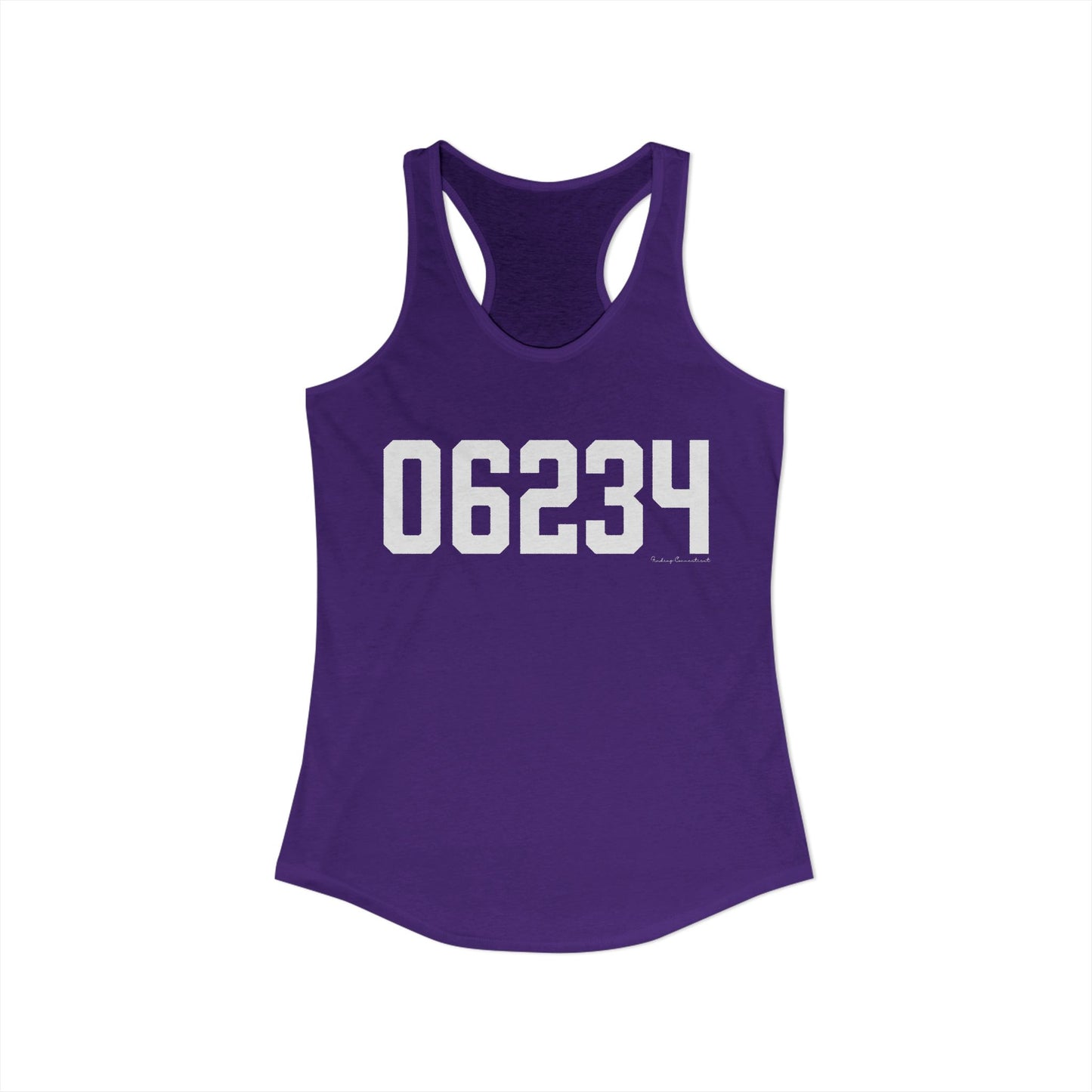 06234 Brooklyn CT Zip Code Women's Ideal Racerback Tank Top