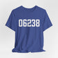 06238 Coventry CT Zip Code Unisex Jersey Short Sleeve T-Shirt